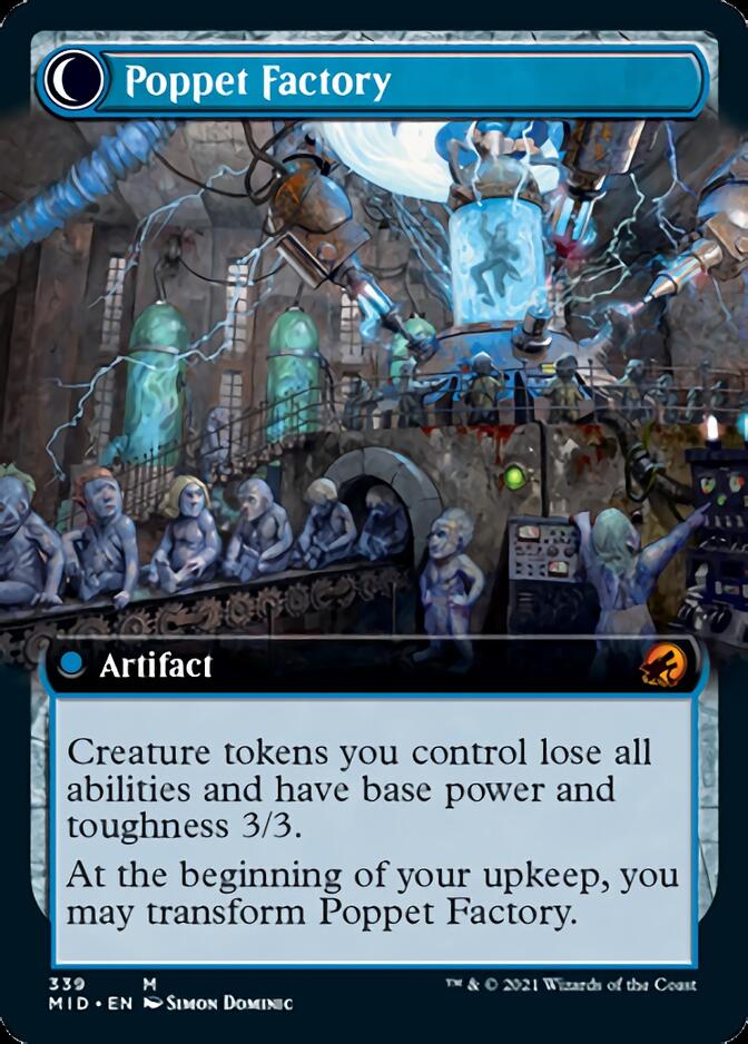 Poppet Stitcher // Poppet Factory (Extended Art) [Innistrad: Midnight Hunt] | I Want That Stuff Brandon