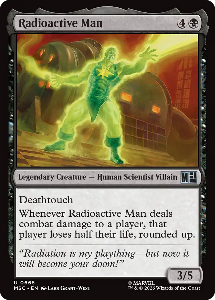 Radioactive Man [Marvel Super Heroes Commander] | I Want That Stuff Brandon