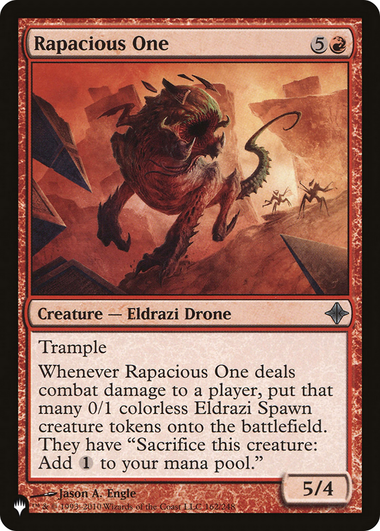 Rapacious One [The List Reprints] | I Want That Stuff Brandon