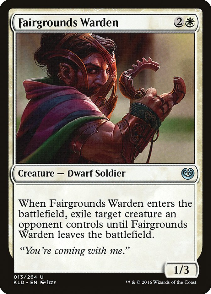 Fairgrounds Warden [Kaladesh] | I Want That Stuff Brandon