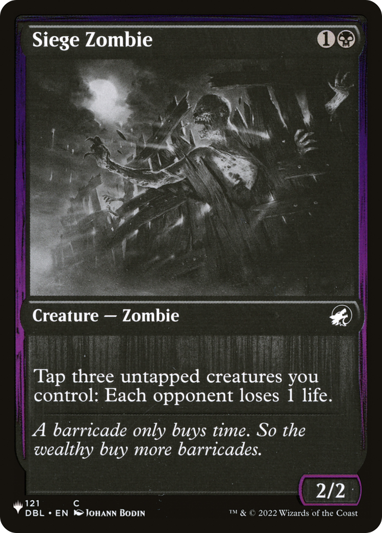 Siege Zombie [The List] | I Want That Stuff Brandon