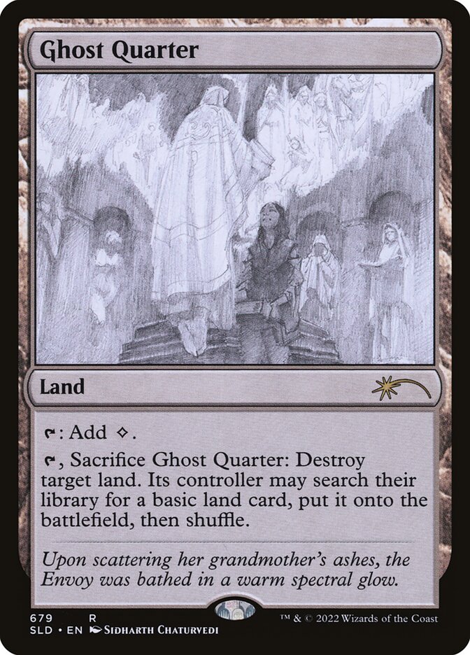 Ghost Quarter (Sketch) [Secret Lair Drop Promos] | I Want That Stuff Brandon