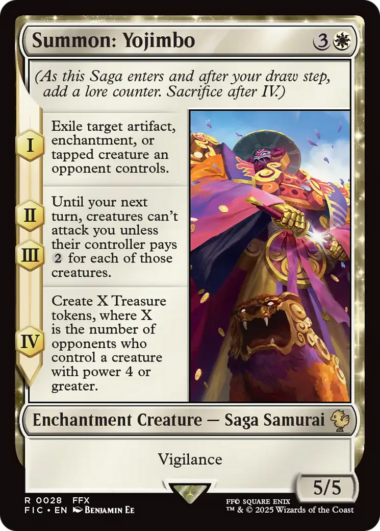 Summon: Yojimbo [FINAL FANTASY Commander] | I Want That Stuff Brandon