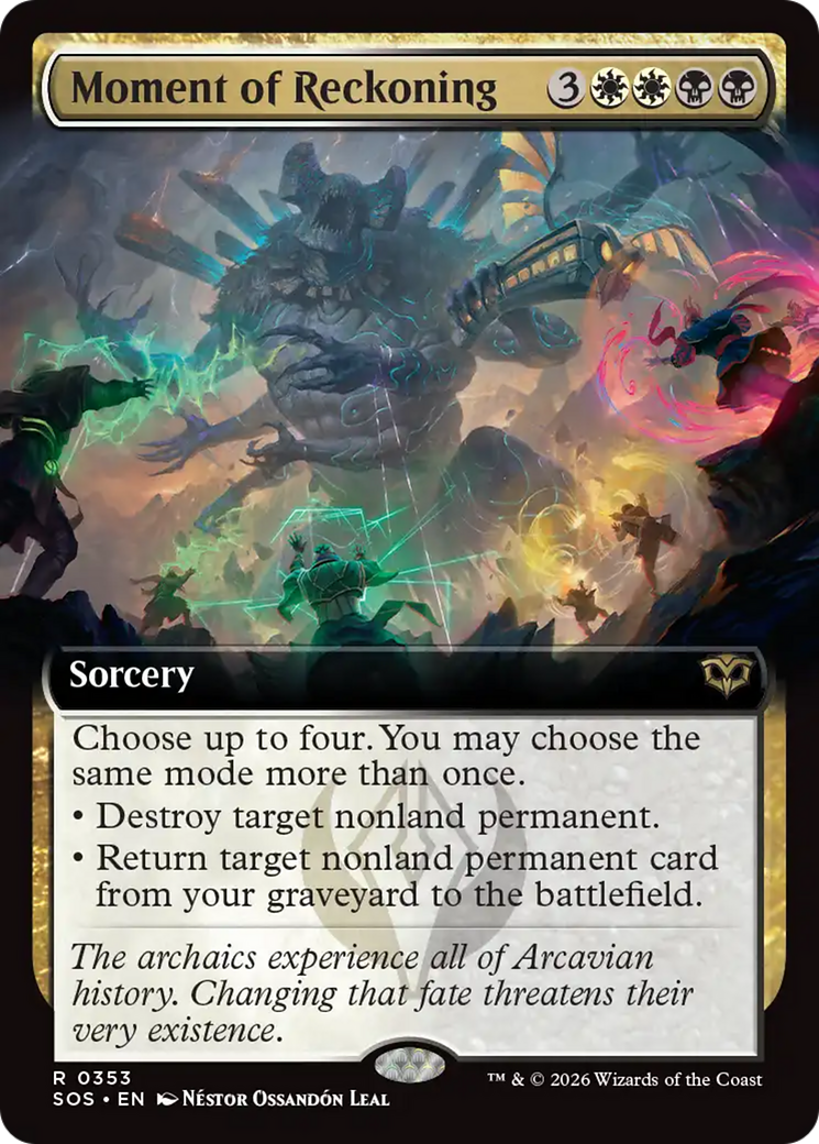 Moment of Reckoning (Extended Art) [Secrets of Strixhaven] | I Want That Stuff Brandon