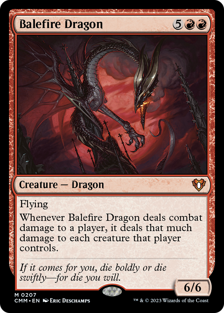 Balefire Dragon [Commander Masters] | I Want That Stuff Brandon