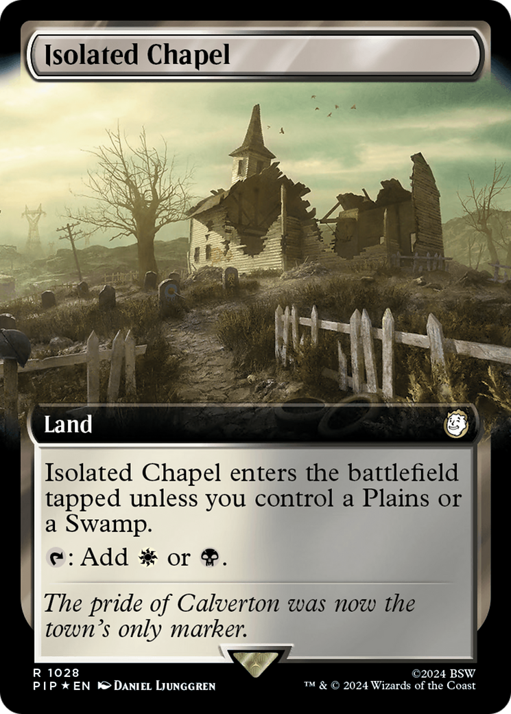 Isolated Chapel (Extended Art) (Surge Foil) [Fallout] | I Want That Stuff Brandon