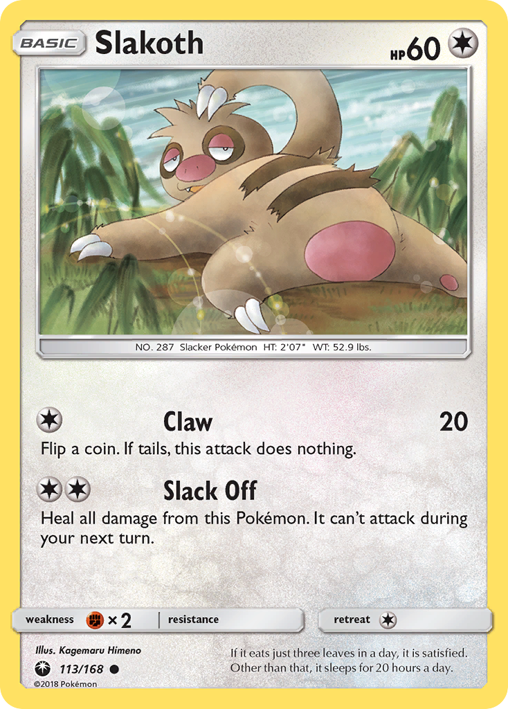 Slakoth (113/168) [Sun & Moon: Celestial Storm] | I Want That Stuff Brandon