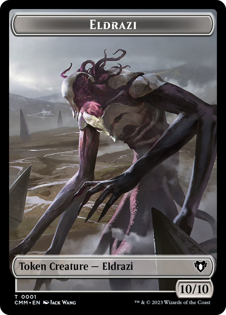 Eldrazi // Phyrexian Germ Double-Sided Token [Commander Masters Tokens] | I Want That Stuff Brandon