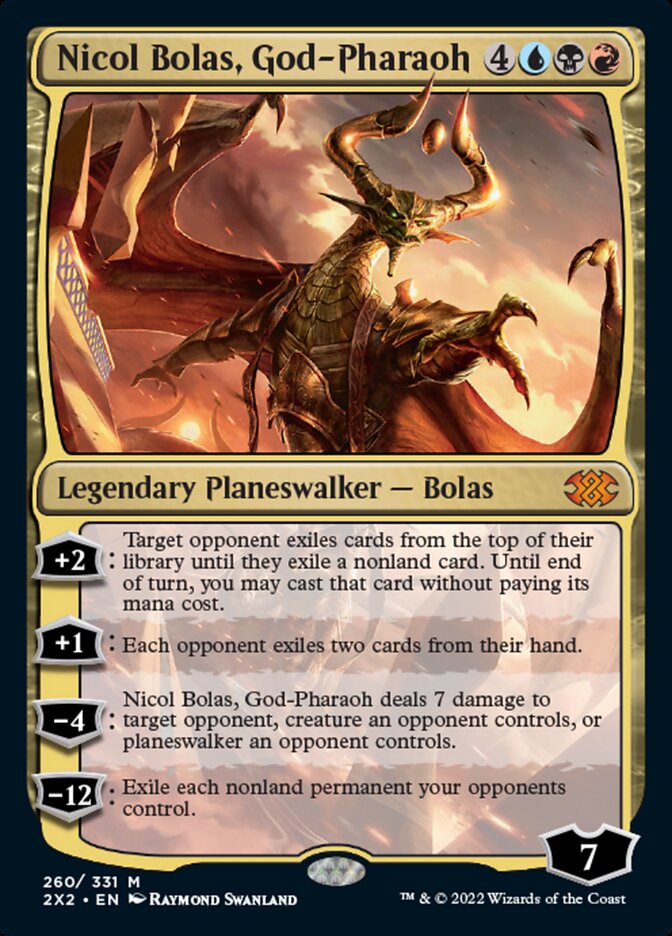 Nicol Bolas, God-Pharaoh [Double Masters 2022] | I Want That Stuff Brandon