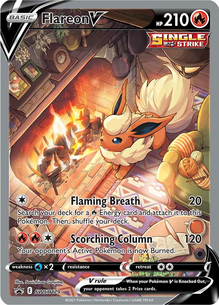 Flareon V (SWSH179) [Sword & Shield: Black Star Promos] | I Want That Stuff Brandon