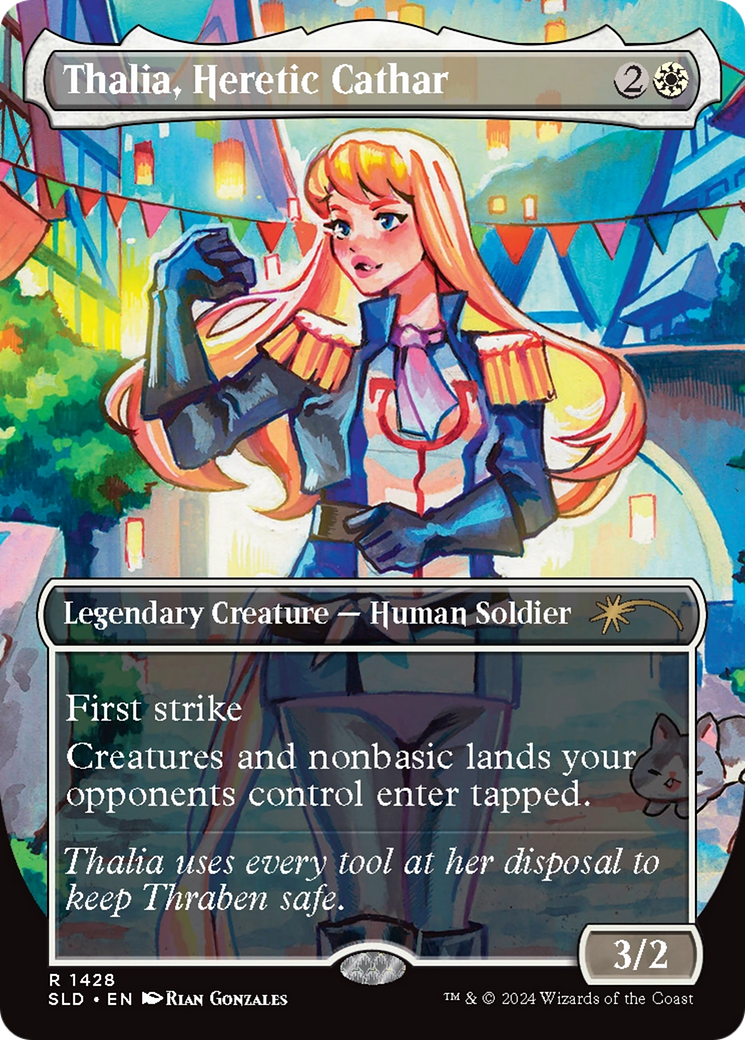 Thalia, Heretic Cathar (Rainbow Foil) [Secret Lair Drop Series] | I Want That Stuff Brandon
