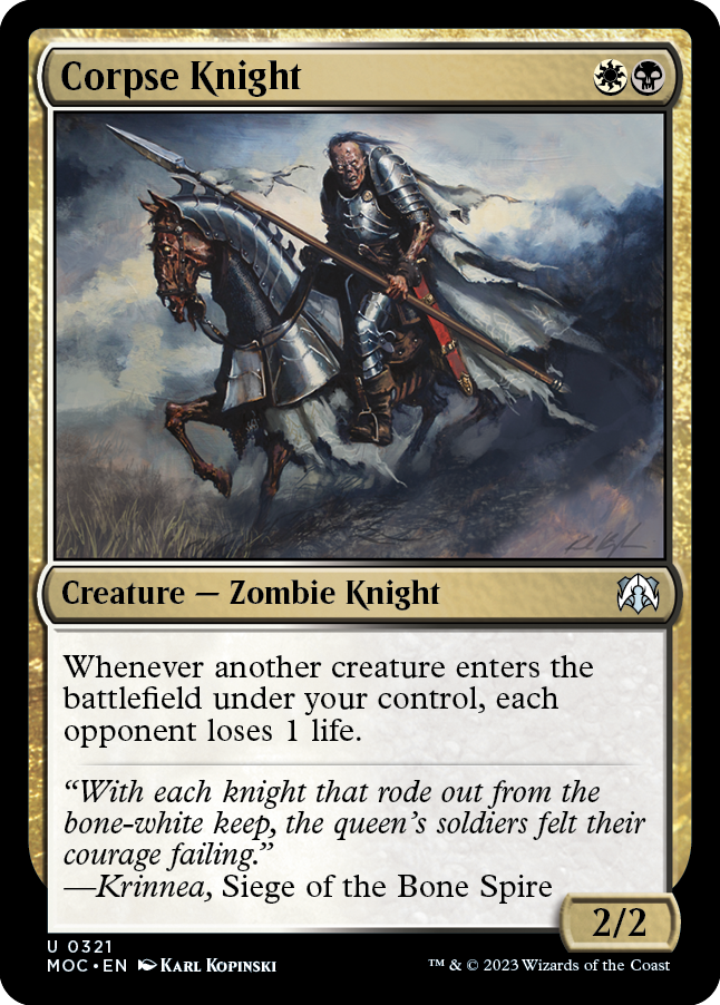 Corpse Knight [March of the Machine Commander] | I Want That Stuff Brandon