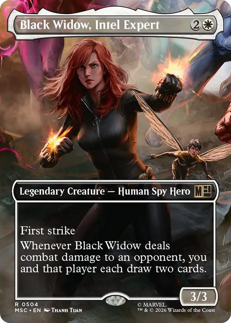 Black Widow, Intel Expert (Borderless) [Marvel Super Heroes Commander] | I Want That Stuff Brandon