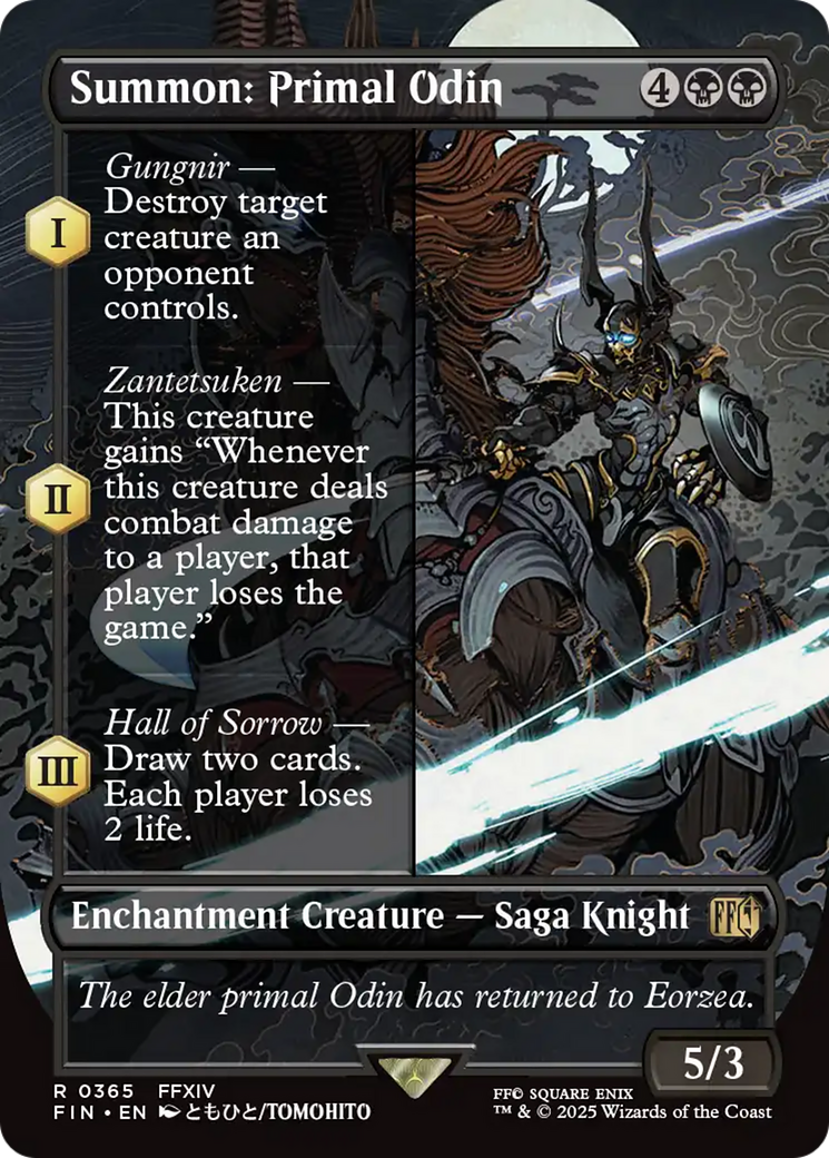 Summon: Primal Odin (Borderless) [FINAL FANTASY] | I Want That Stuff Brandon