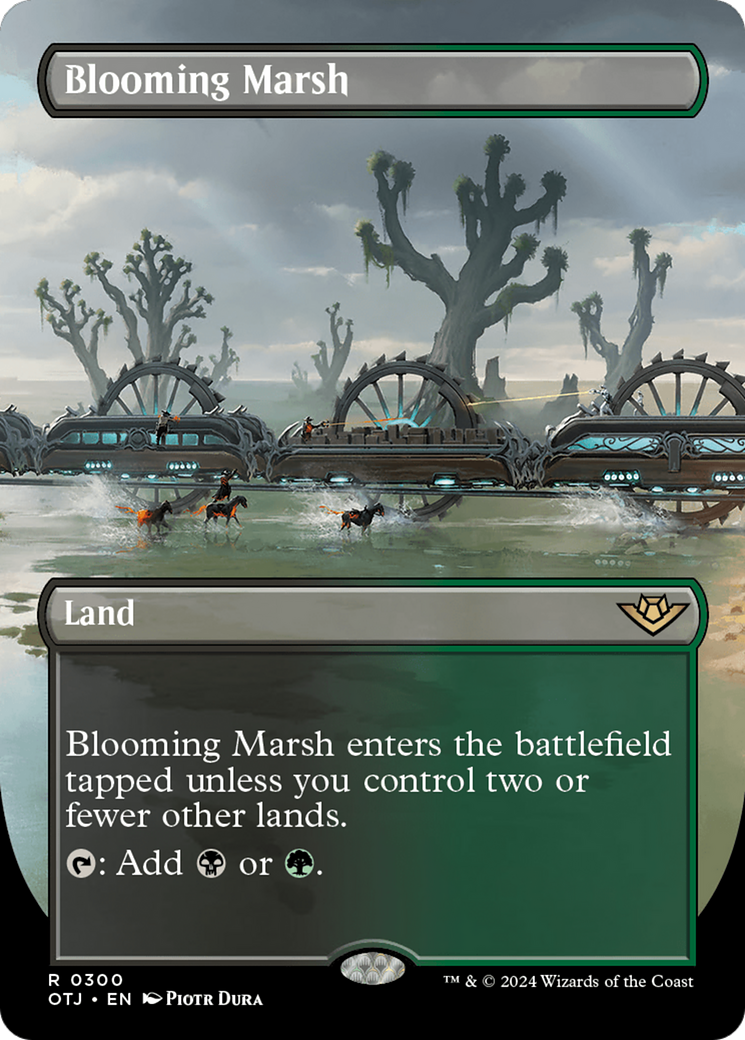 Blooming Marsh (Borderless) [Outlaws of Thunder Junction] | I Want That Stuff Brandon