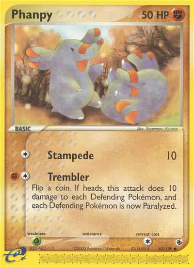 Phanpy (62/109) [EX: Ruby & Sapphire] | I Want That Stuff Brandon