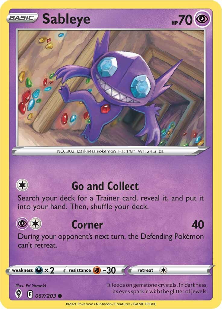 Sableye (067/203) [Sword & Shield: Evolving Skies] | I Want That Stuff Brandon