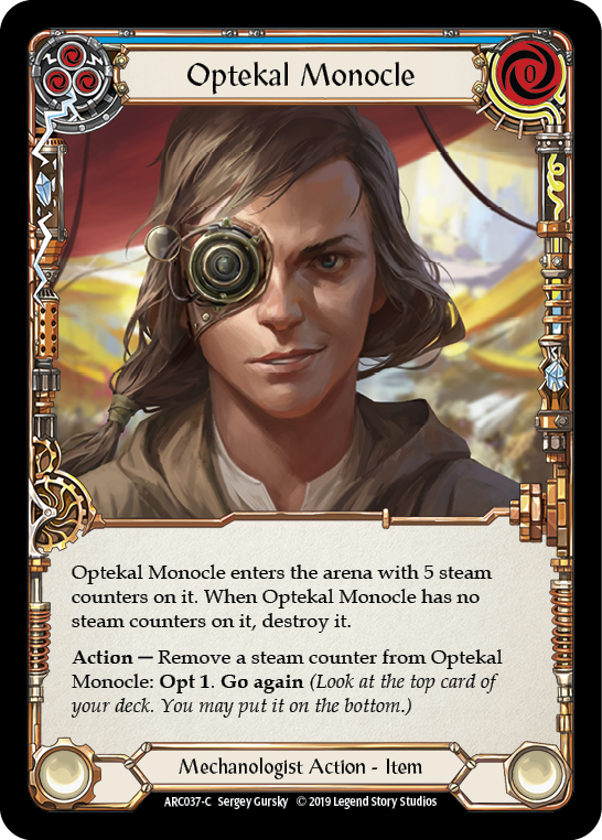 Optekal Monocle [ARC037-C] (Arcane Rising)  1st Edition Normal | I Want That Stuff Brandon