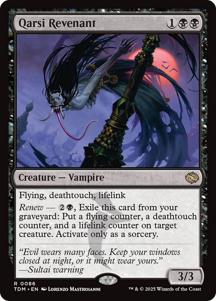 Qarsi Revenant [Tarkir: Dragonstorm] | I Want That Stuff Brandon