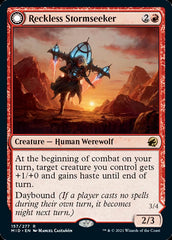 Reckless Stormseeker // Storm-Charged Slasher [Innistrad: Midnight Hunt] | I Want That Stuff Brandon