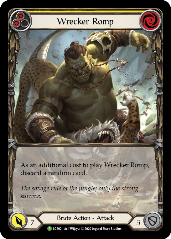 Wrecker Romp (Yellow) [LGS021] (Promo)  Rainbow Foil | I Want That Stuff Brandon