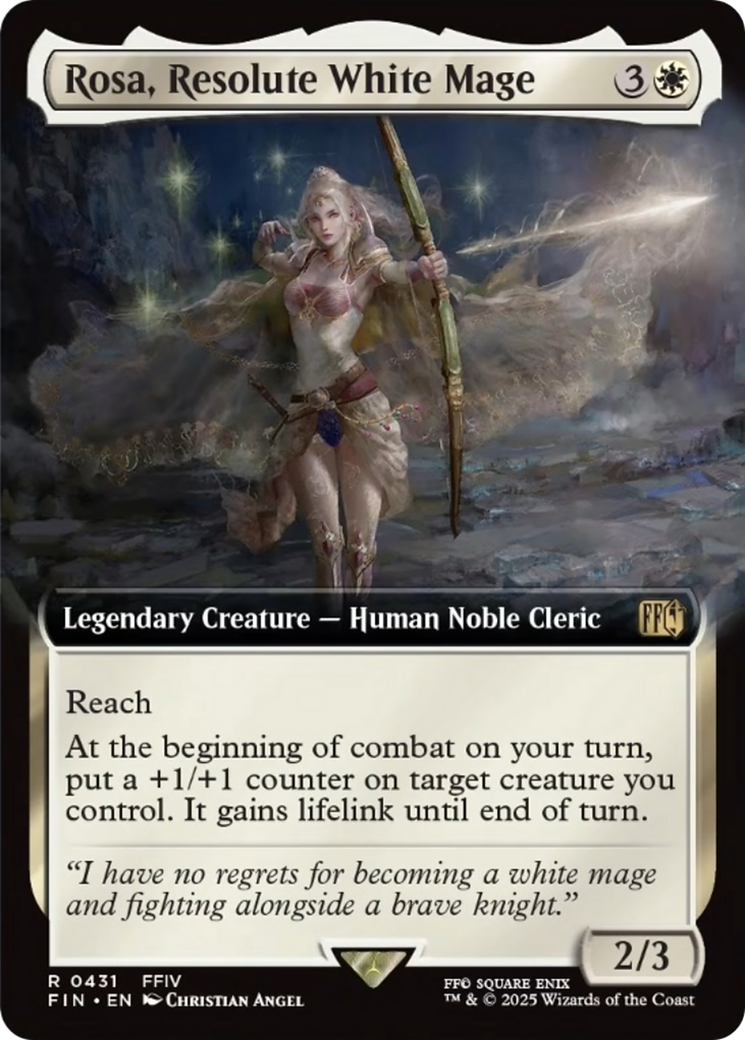 Rosa, Resolute White Mage (Extended Art) [FINAL FANTASY] | I Want That Stuff Brandon
