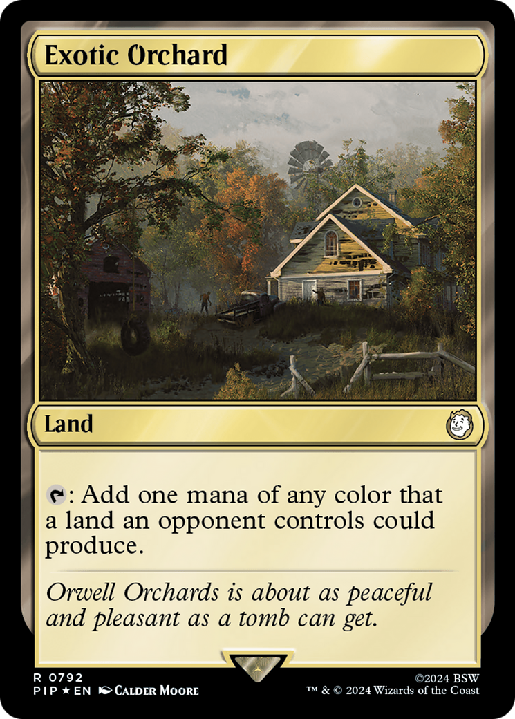 Exotic Orchard (Surge Foil) [Fallout] | I Want That Stuff Brandon