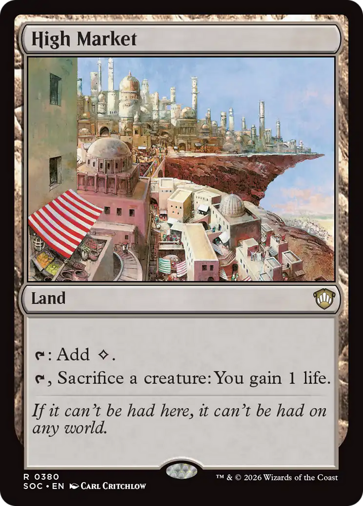 High Market [Secrets of Strixhaven Commander] | I Want That Stuff Brandon