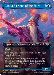 Gandalf, Friend of the Shire (Borderless Alternate Art) [The Lord of the Rings: Tales of Middle-Earth] | I Want That Stuff Brandon