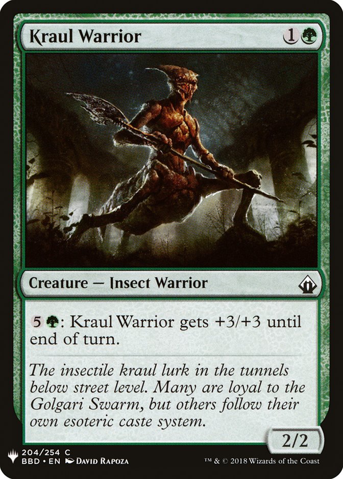 Kraul Warrior [Mystery Booster] | I Want That Stuff Brandon