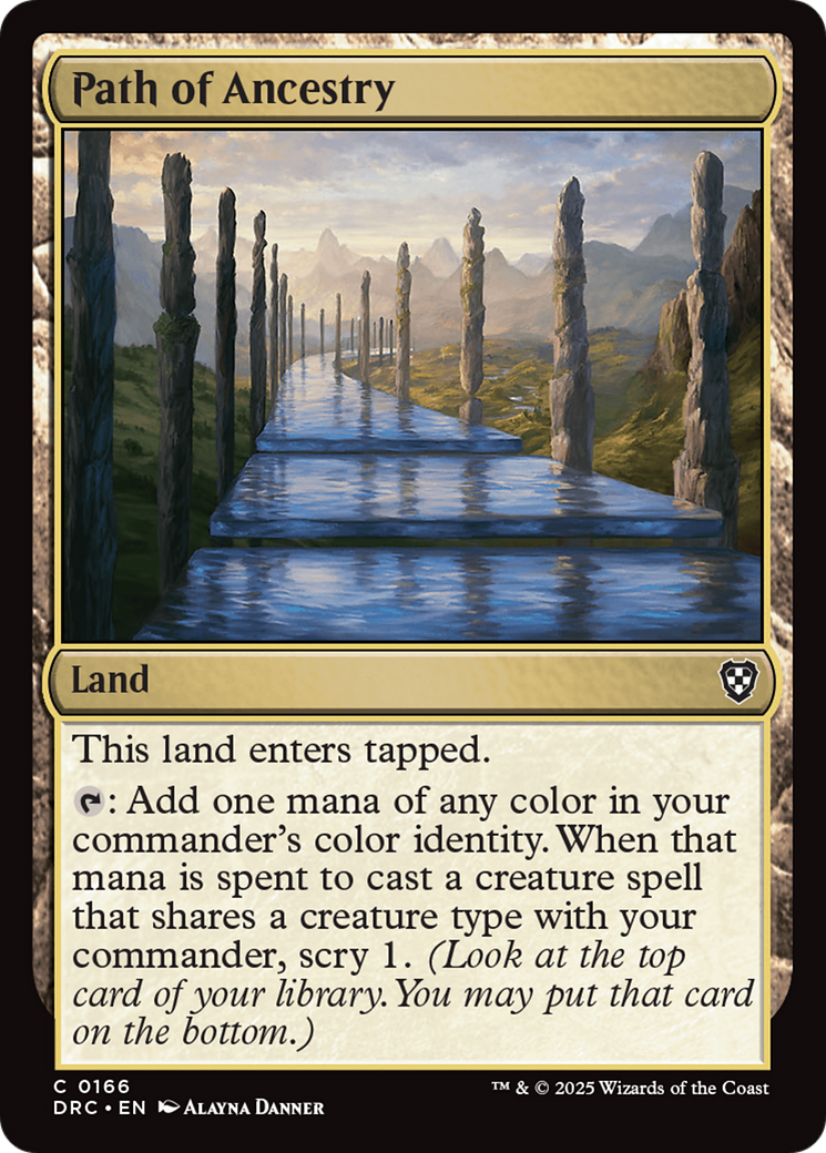 Path of Ancestry (0166) [Aetherdrift Commander] | I Want That Stuff Brandon