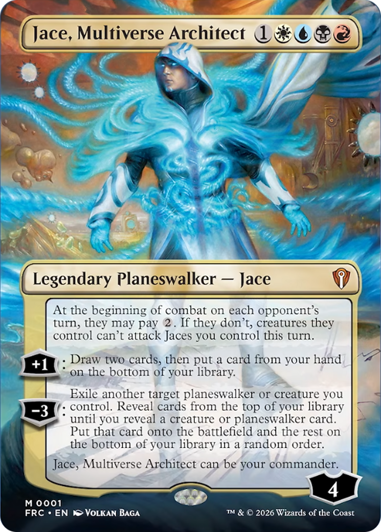 Jace, Multiverse Architect (Borderless) [Reality Fracture Commander] | I Want That Stuff Brandon