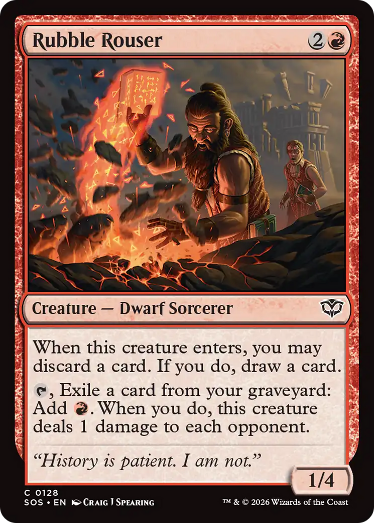 Rubble Rouser [Secrets of Strixhaven] | I Want That Stuff Brandon