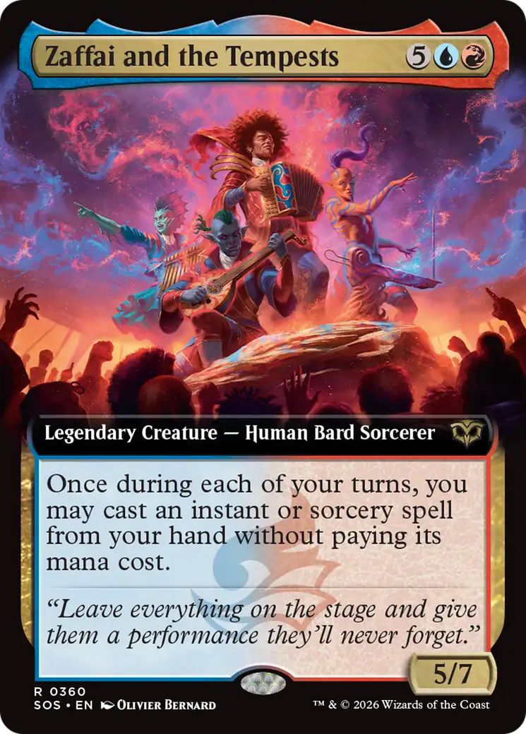 Zaffai and the Tempests (Extended Art) [Secrets of Strixhaven] | I Want That Stuff Brandon