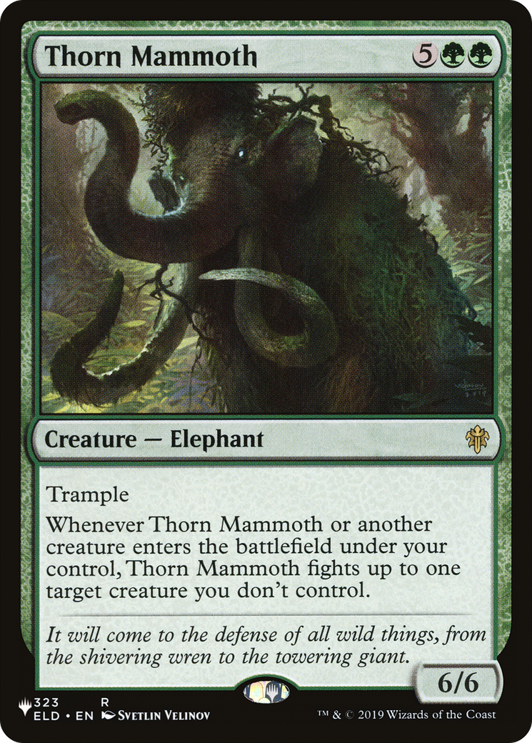 Thorn Mammoth [The List Reprints] | I Want That Stuff Brandon