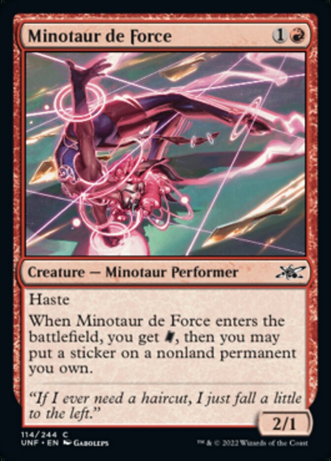 Minotaur de Force [Unfinity] | I Want That Stuff Brandon