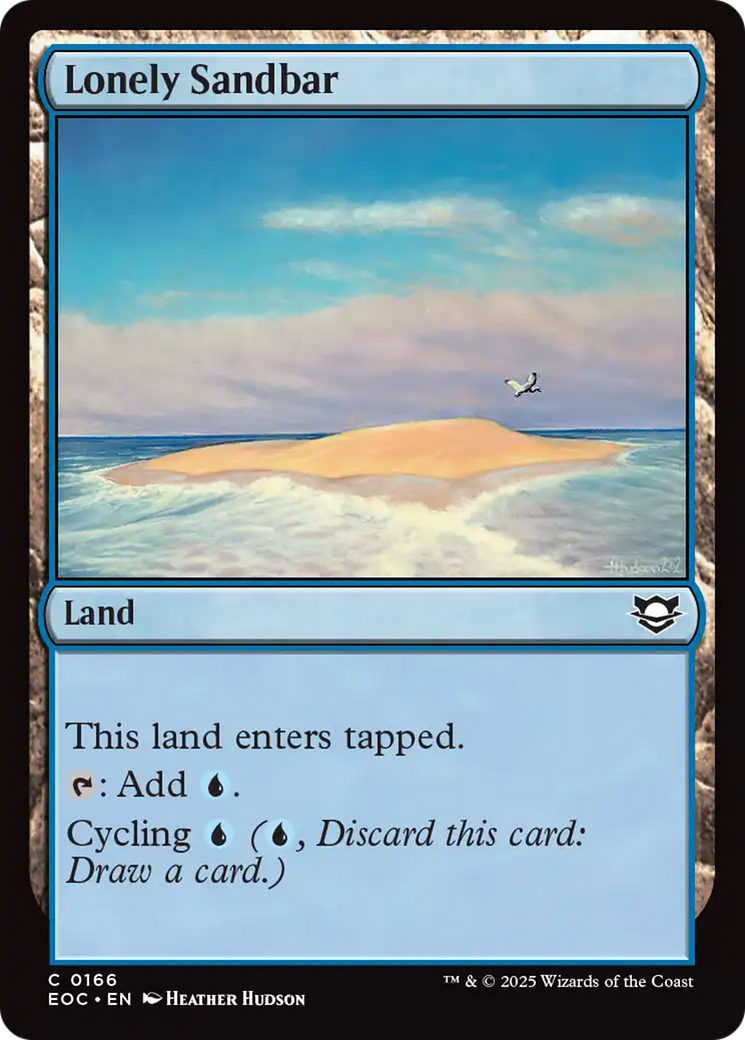 Lonely Sandbar [Edge of Eternities Commander] | I Want That Stuff Brandon