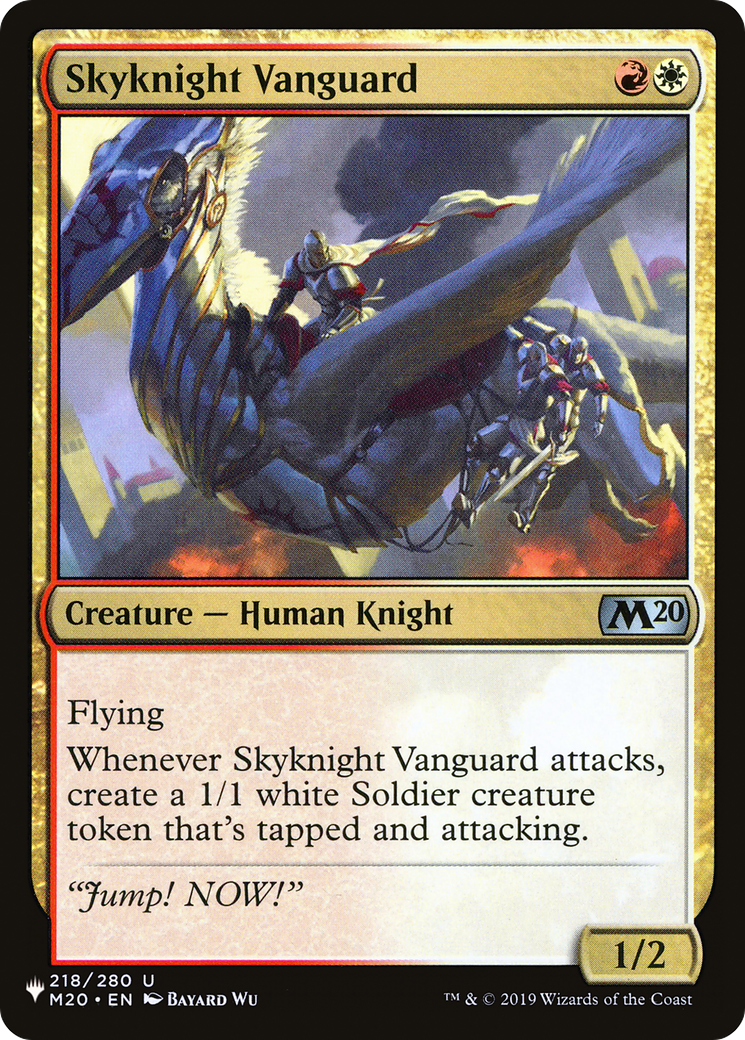 Skyknight Vanguard [The List Reprints] | I Want That Stuff Brandon