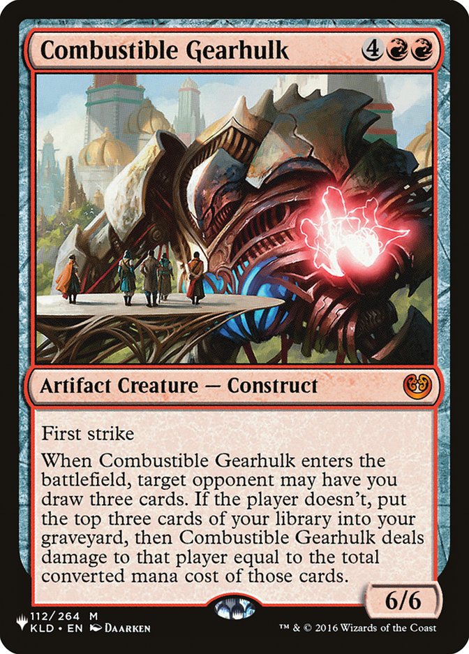 Combustible Gearhulk [The List] | I Want That Stuff Brandon