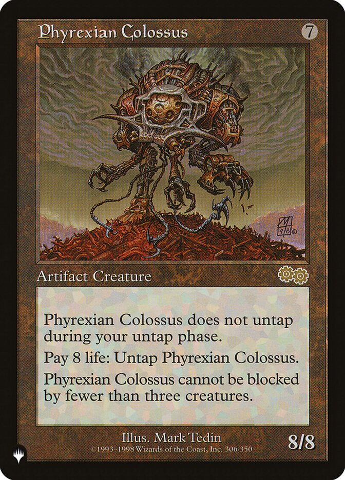 Phyrexian Colossus [The List] | I Want That Stuff Brandon