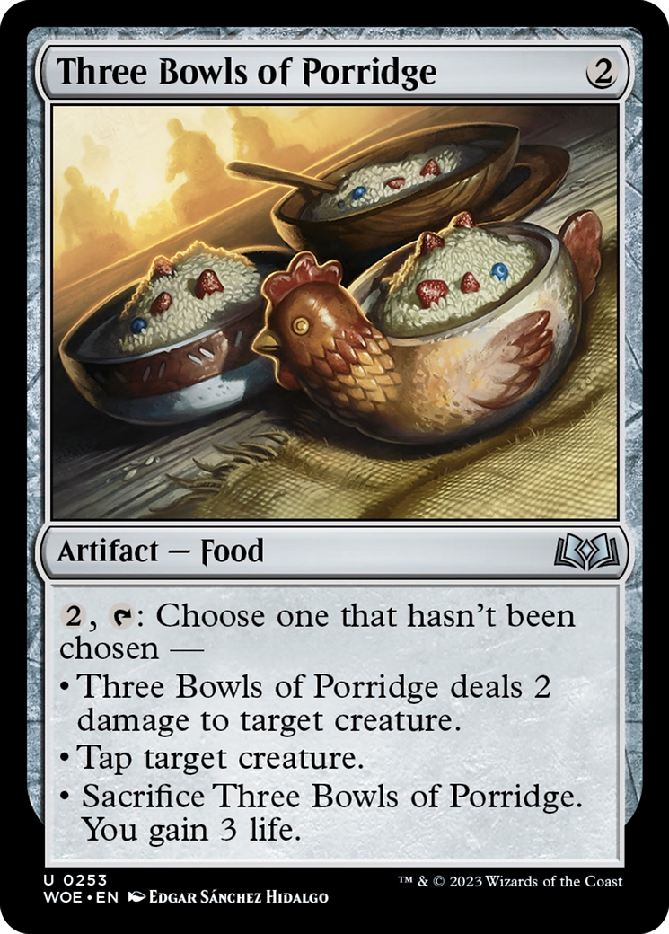 Three Bowls of Porridge [Wilds of Eldraine] | I Want That Stuff Brandon