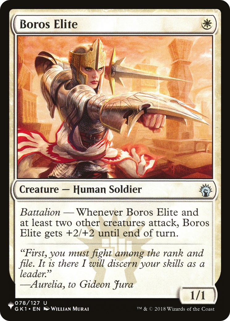 Boros Elite [The List Reprints] | I Want That Stuff Brandon