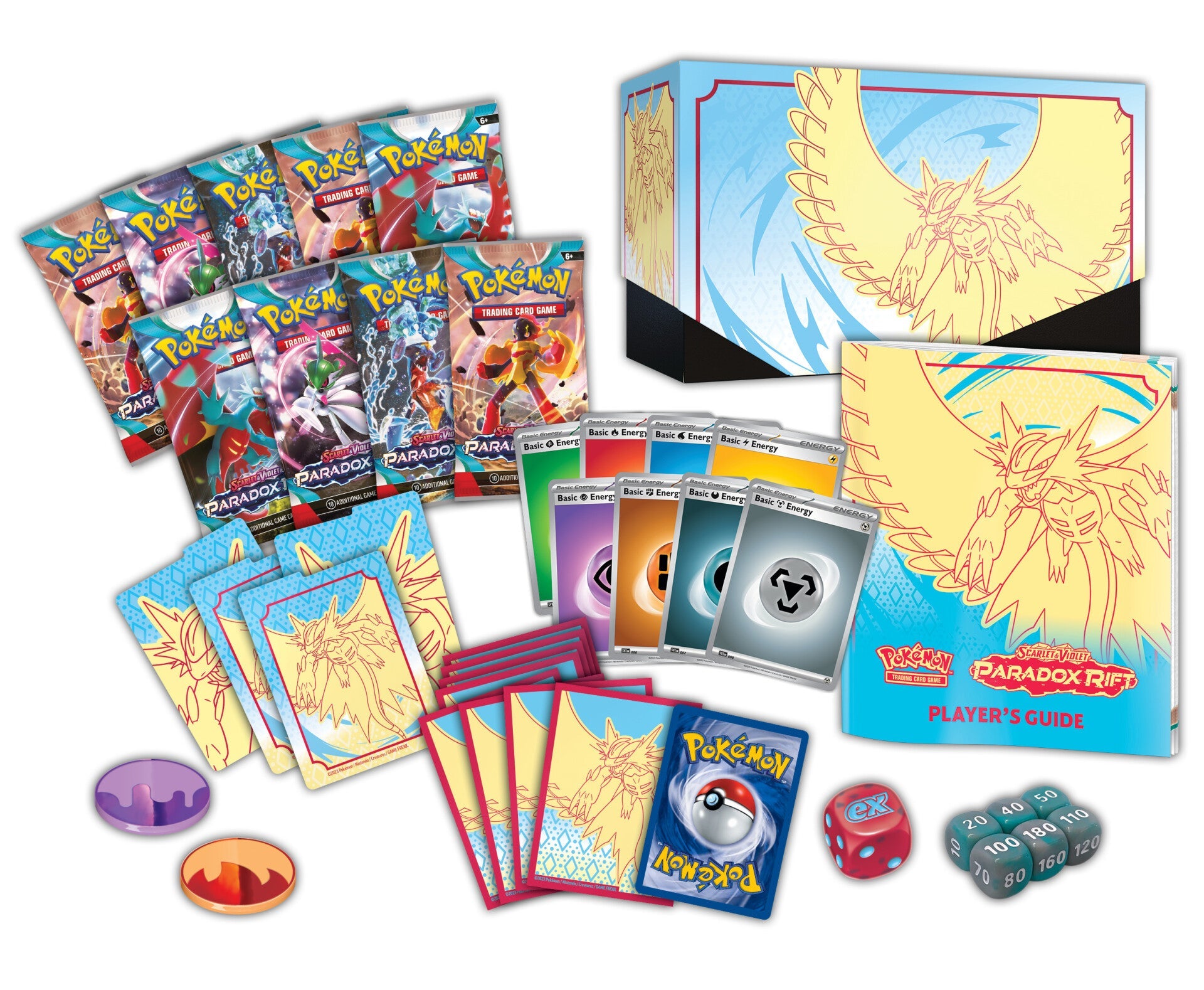 Scarlet & Violet: Paradox Rift - Elite Trainer Box (Roaring Moon) | I Want That Stuff Brandon