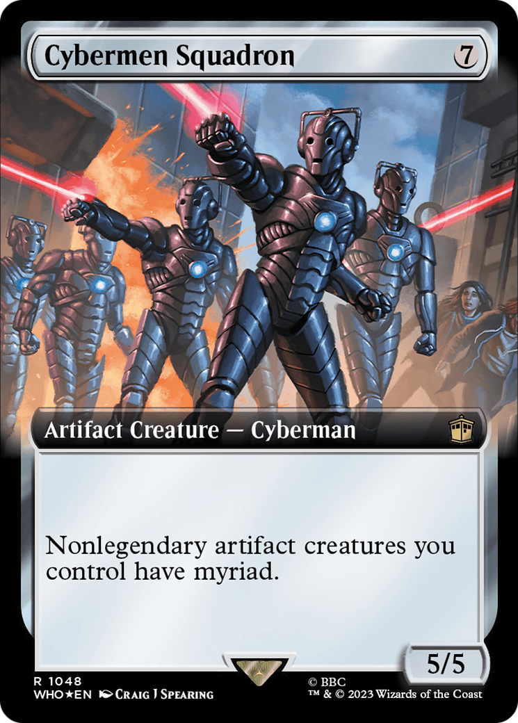 Cybermen Squadron (Extended Art) (Surge Foil) [Doctor Who] | I Want That Stuff Brandon