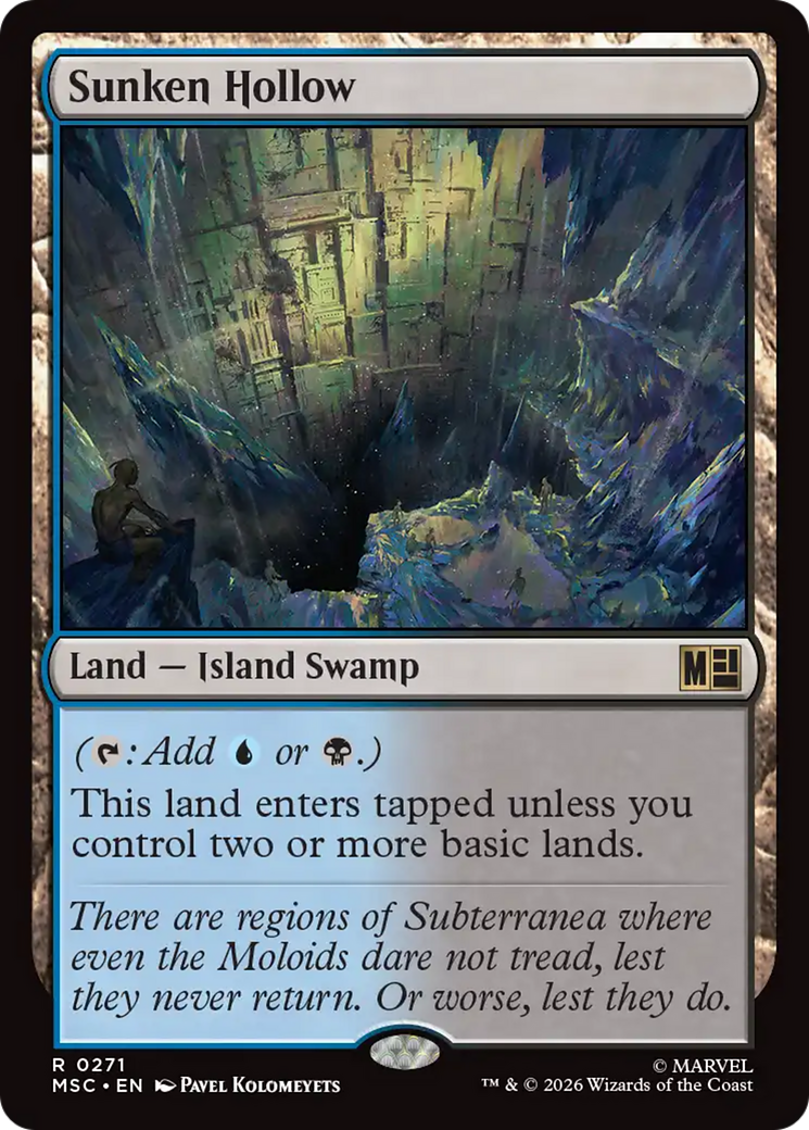 Sunken Hollow (Surge Foil) [Marvel Super Heroes Commander] | I Want That Stuff Brandon