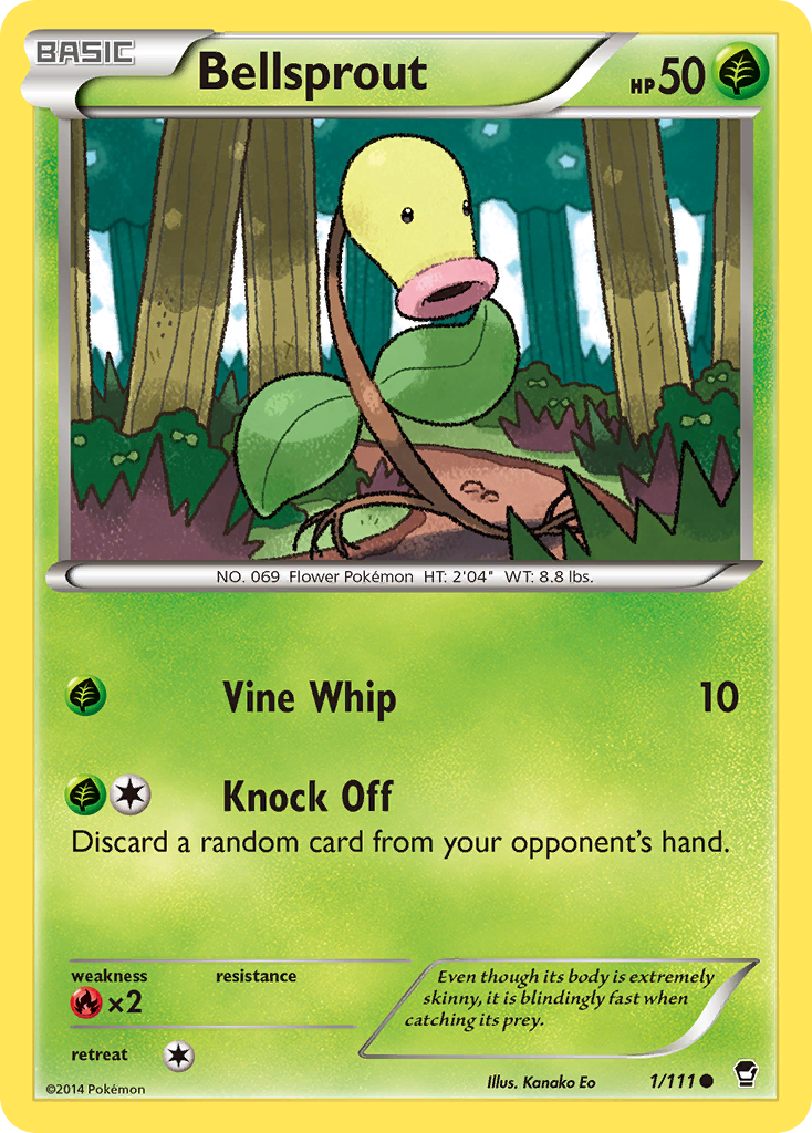 Bellsprout (1/111) [XY: Furious Fists] | I Want That Stuff Brandon