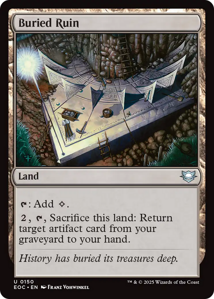 Buried Ruin [Edge of Eternities Commander] | I Want That Stuff Brandon
