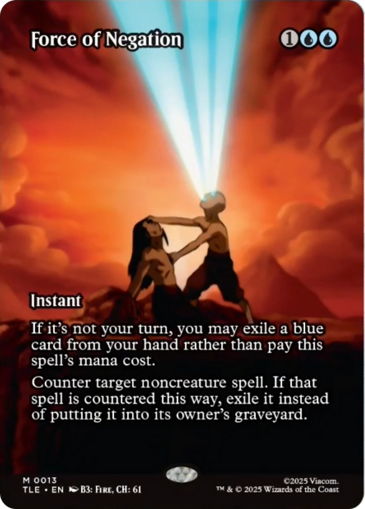 Force of Negation (Borderless) [Avatar: The Last Airbender: Eternal-Legal] | I Want That Stuff Brandon