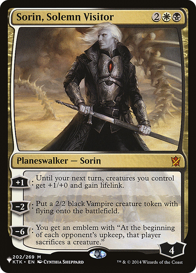 Sorin, Solemn Visitor [The List Reprints] | I Want That Stuff Brandon