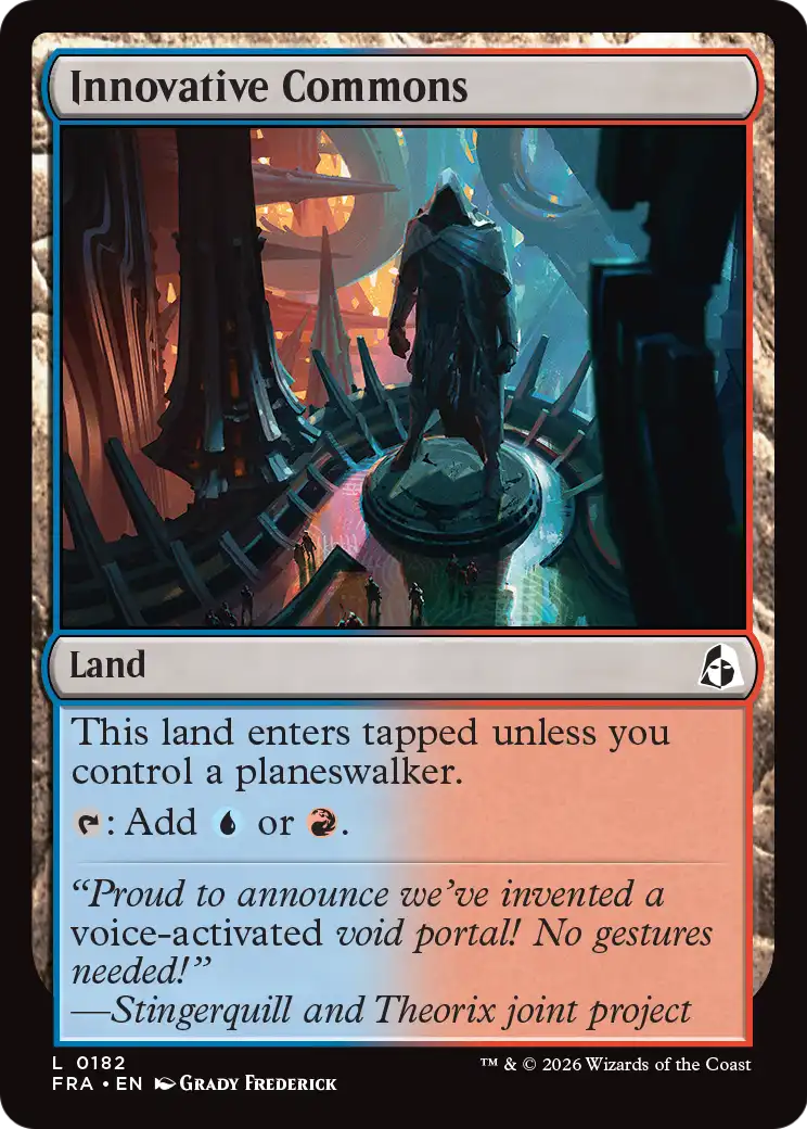 Innovative Commons [Reality Fracture] | I Want That Stuff Brandon